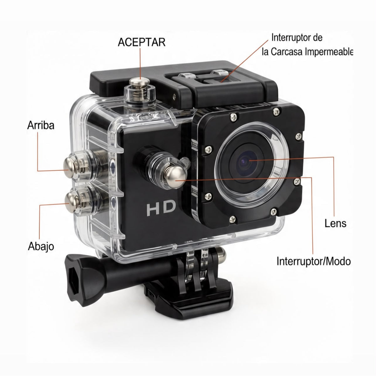 CÁMARA DEPORTIVA 4K – ACTION CAM