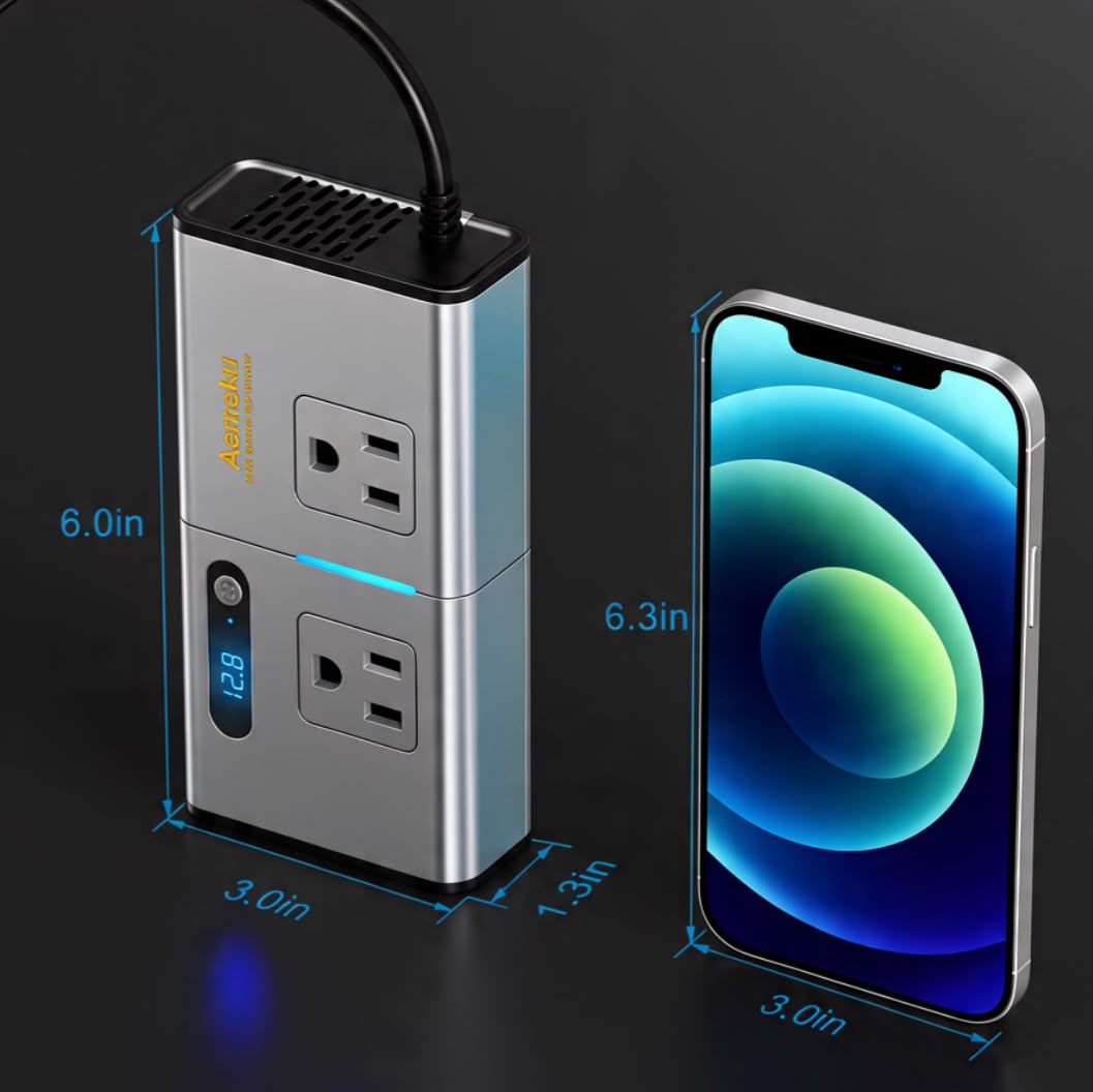 INVERSOR DE CORRIENTE 300W CON USB