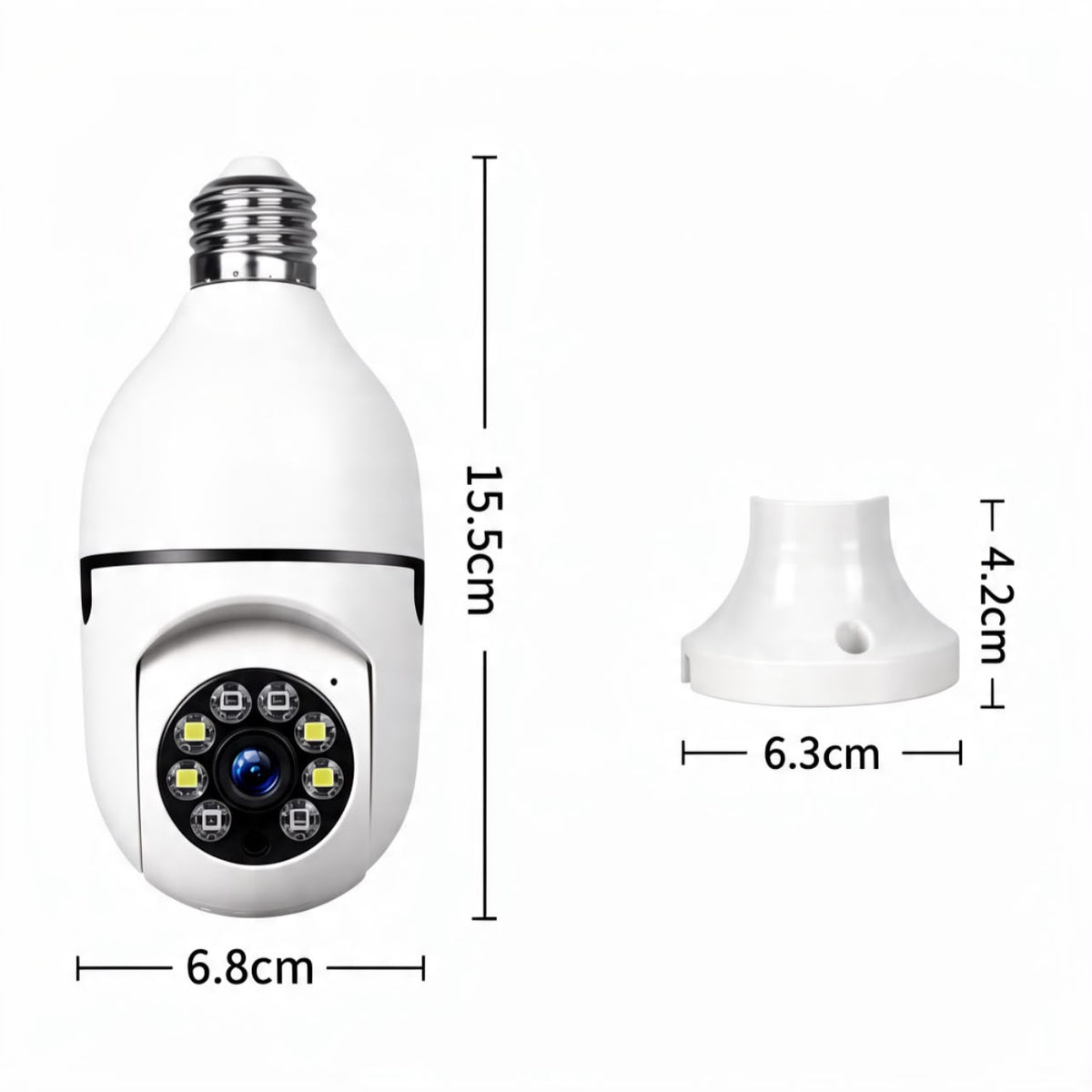 CAMARA DE SEGURIDAD TIPO BOMBILLO