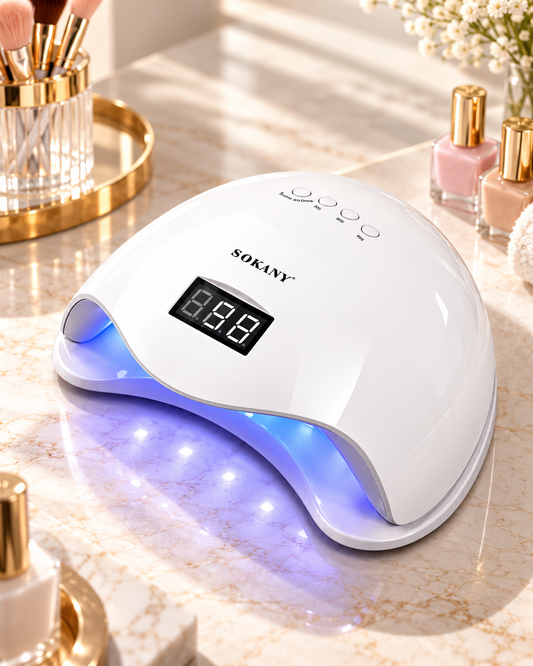 LÁMPARA UV/LED PARA UÑAS CON TEMPORIZADOR DIGITAL