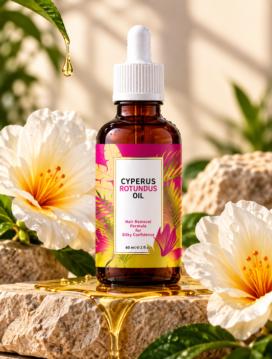 ACEITE CYPERUS ROTUNDUS – RETARDADOR DEL CRECIMIENTO DEL VELLO
