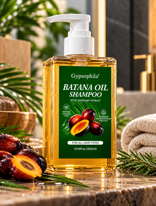 SHAMPOO DE ACEITE DE BATANA CON EXTRACTO DE ROMERO – 300 ML