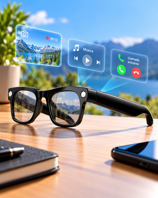 GAFAS INTELIGENTES CON CÁMARA Y VIDEO