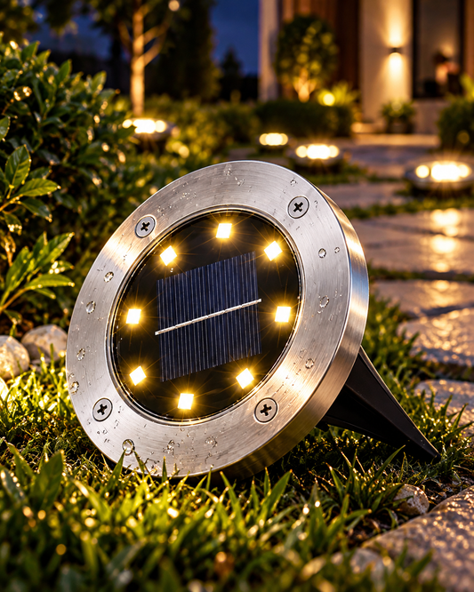 SET DE 4 LUCES SOLARES LED PARA JARDÍN SL-600