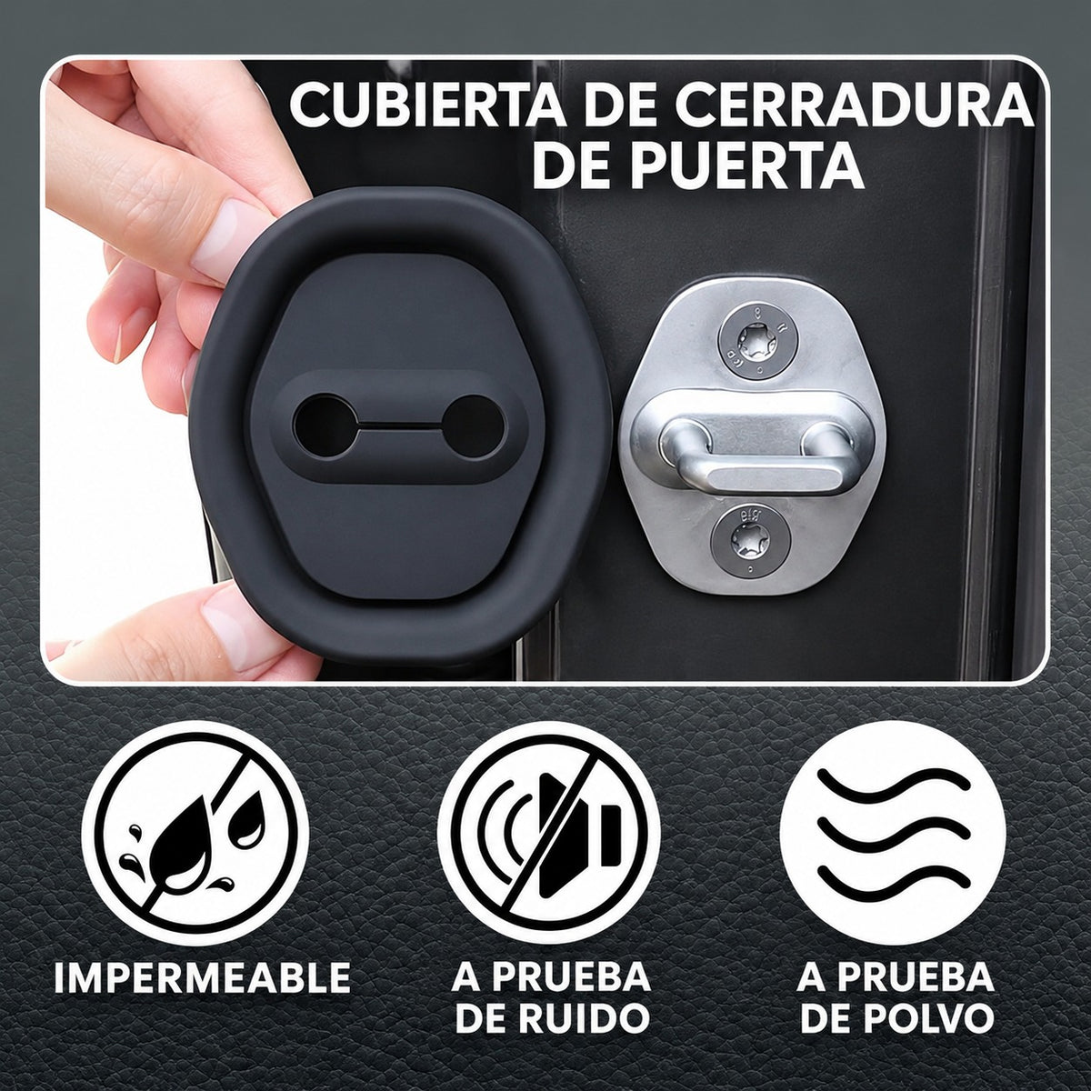 CUBIERTA DE GOMA PARA PUERTAS