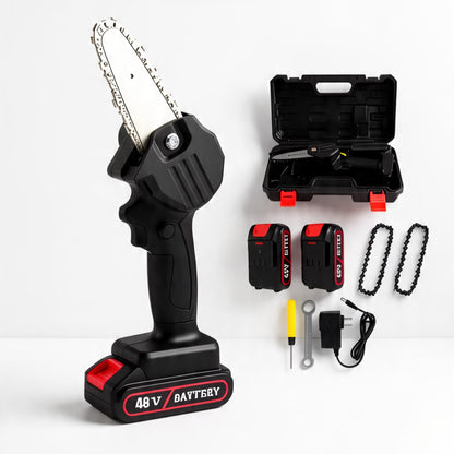 MINI MOTOSIERRA INALÁMBRICA DE MANO 48V CON 1 BATERÍA