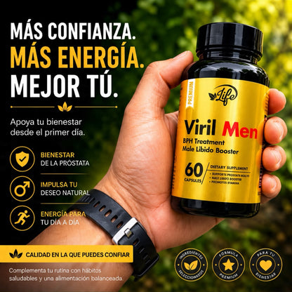 VIRILMEN X 60 CÁPSULAS – SUPLEMENTO DE VITALIDAD MASCULINA