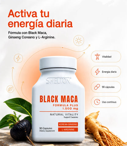 MACA NEGRA PERUANA X 90 CÁPSULAS – SUPLEMENTO DE VITALIDAD