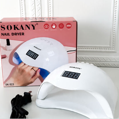 LÁMPARA UV/LED PARA UÑAS CON TEMPORIZADOR DIGITAL
