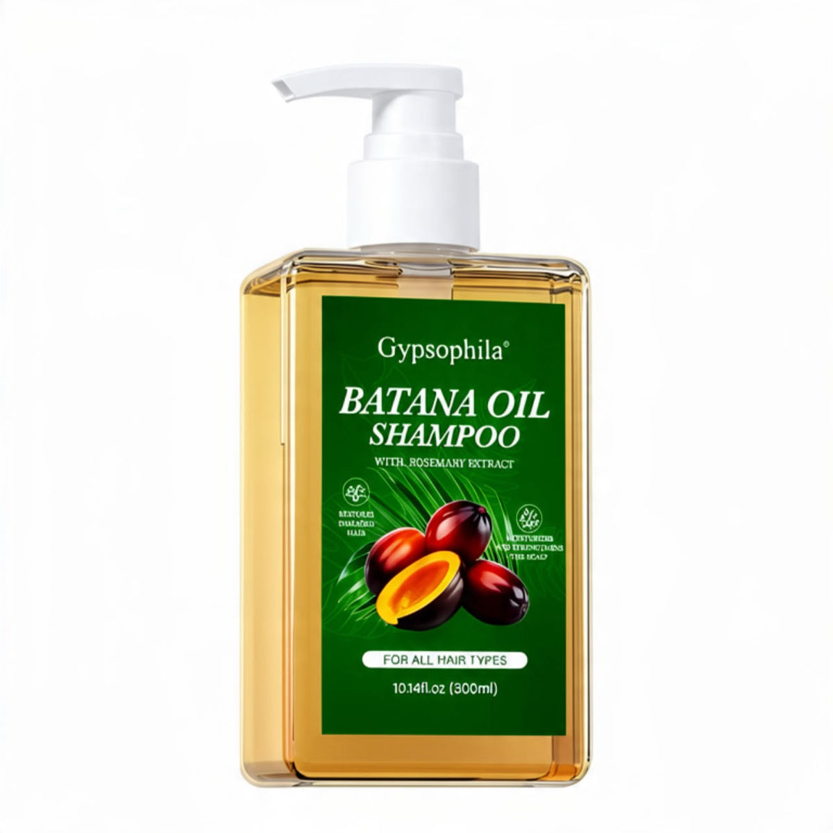SHAMPOO DE ACEITE DE BATANA CON EXTRACTO DE ROMERO – 300 ML