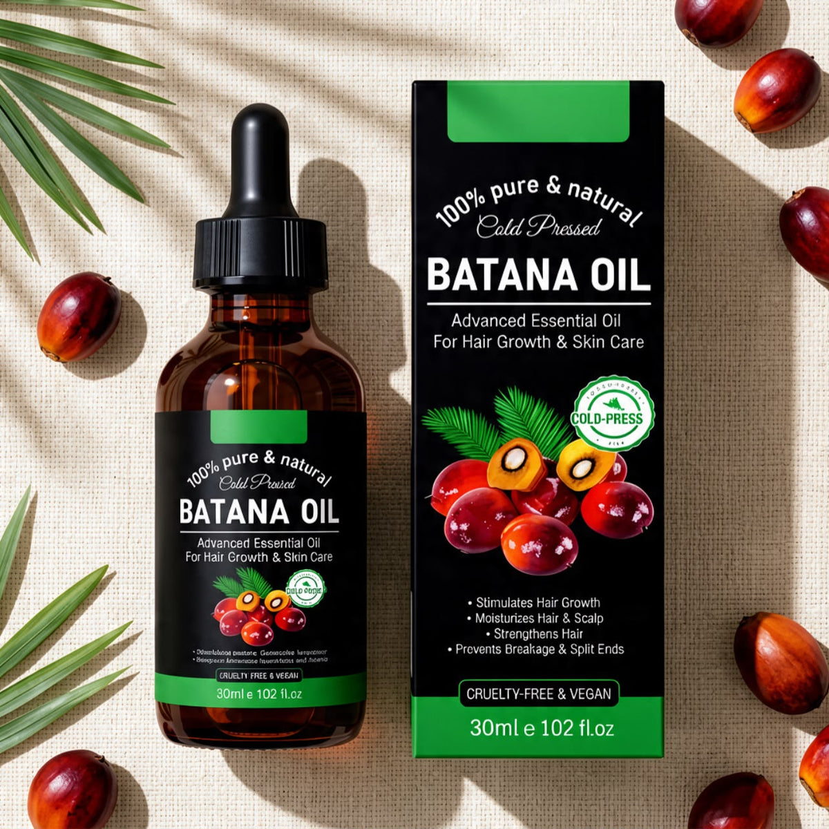 ACEITE DE BATANA 100% NATURAL – FÓRMULA MEJORADA 30 ML