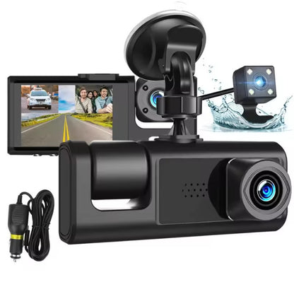 CÁMARA PARA AUTOMÓVIL WIFI 3 EN 1 HD 1080P CON CÁMARA TRASERA